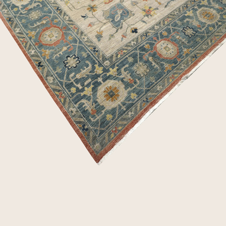 Multicolored Antique Revival Wool Rug
