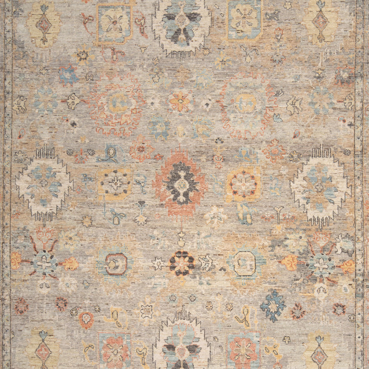 Grey Antique Revival Wool Rug - 8' x 10'