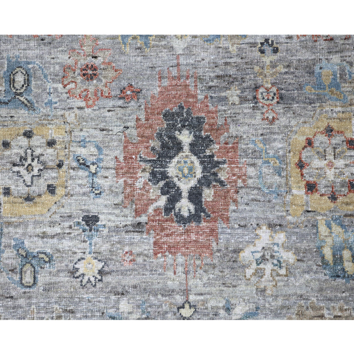 Grey Antique Revival Wool Rug - 8' x 10'