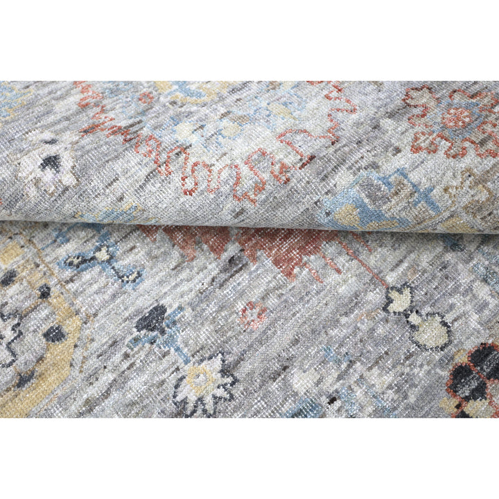 Grey Antique Revival Wool Rug - 8' x 10'