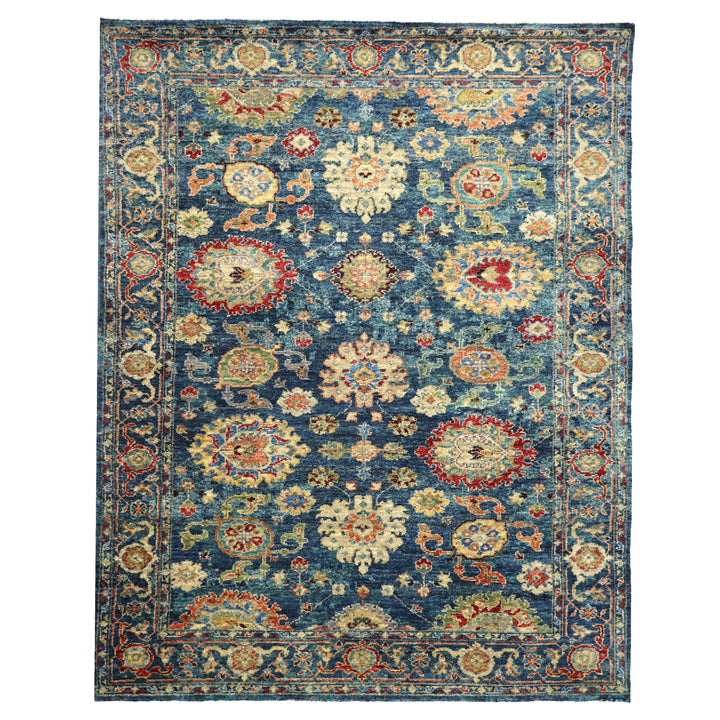 Blue Antique Revival Wool Rug - 4' x 6'