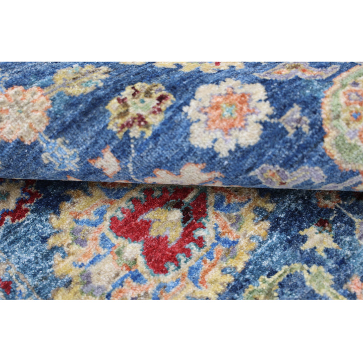 Blue Antique Revival Wool Rug - 4' x 6'