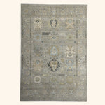 Grey Antique Revival Wool Rug - 8' x 10'