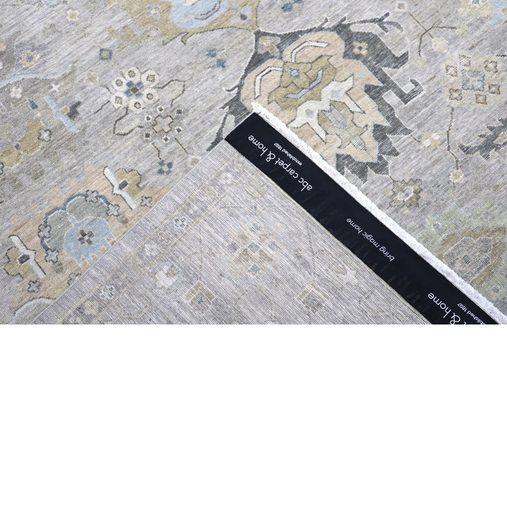 Grey Antique Revival Wool Rug - 8' x 10'
