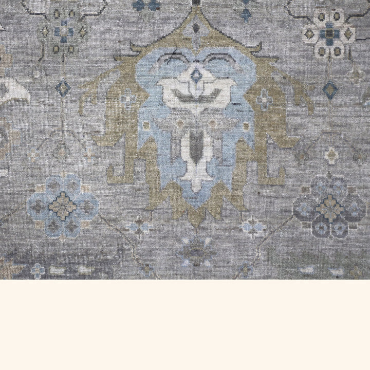 Grey Antique Revival Wool Rug - 8' x 10'