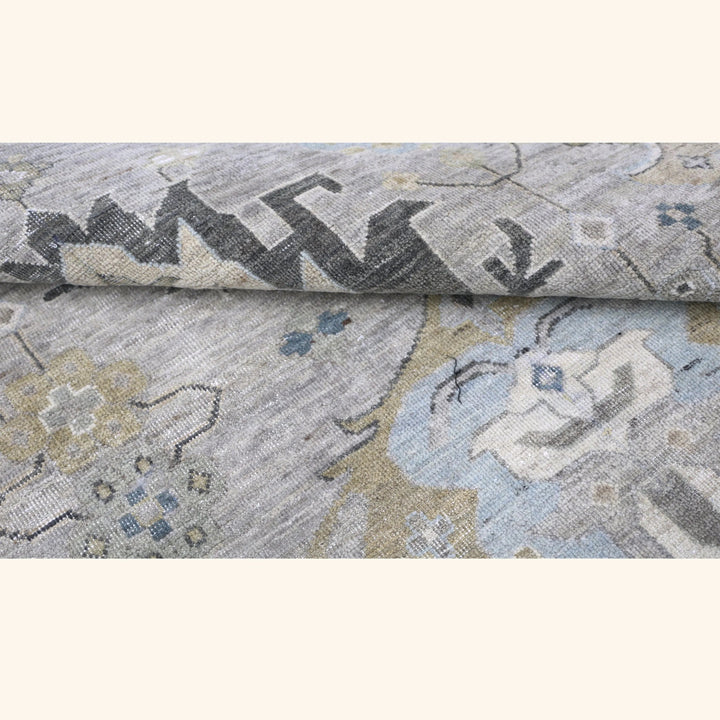 Grey Antique Revival Wool Rug - 8' x 10'