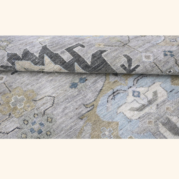 Grey Antique Revival Wool Rug - 8' x 10'
