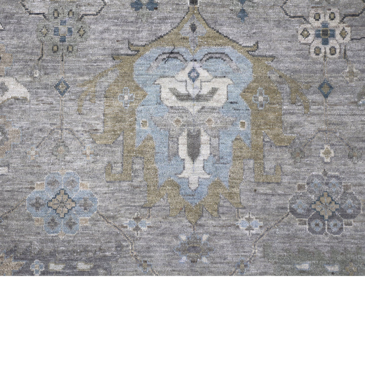 Grey Antique Revival Wool Rug - 8' x 10'