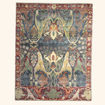 Red Transitional Wool Rug - 9' x 12'