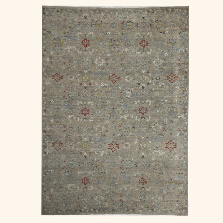 Ivory Antique Revival Wool Rug