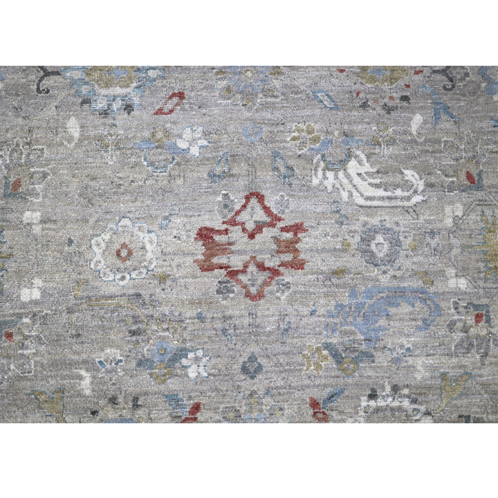 Ivory Antique Revival Wool Rug 9x12
