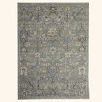 Grey Antique Revival Wool Rug - 6' x 9'