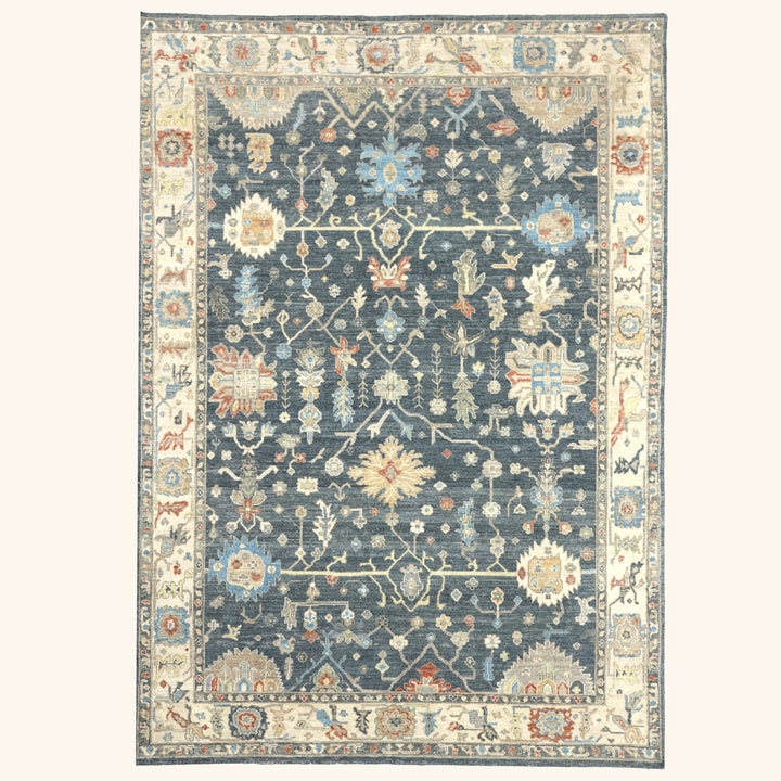 Navy Antique Revival Wool Rug