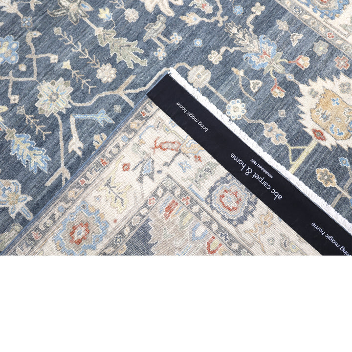 Navy Antique Revival Wool Rug