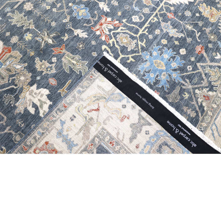 Navy Antique Revival Wool Rug