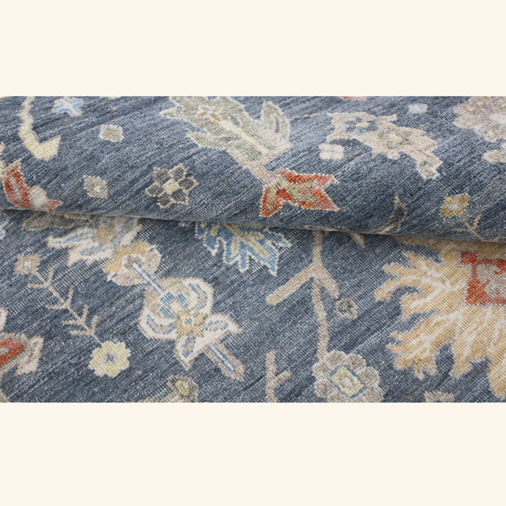 Navy Antique Revival Wool Rug