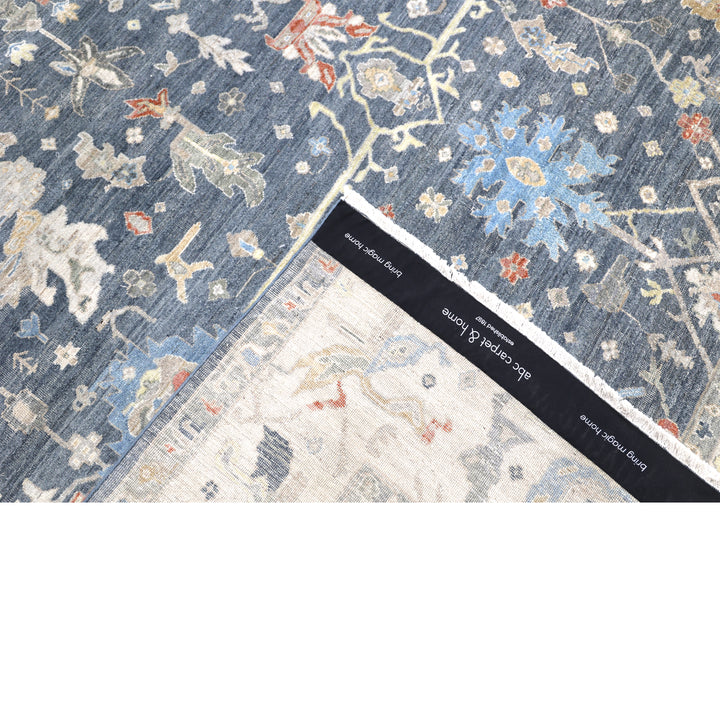 Navy Antique Revival Wool Rug