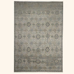 Light Grey Antique Revival Wool Rug