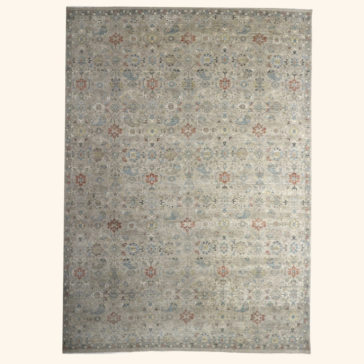 Ivory Antique Revival Wool Rug