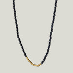 Black Spinel Beaded Necklace