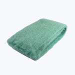 Mohair Throw Seafoam Green