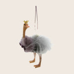 Crowned Ostrich Ornament