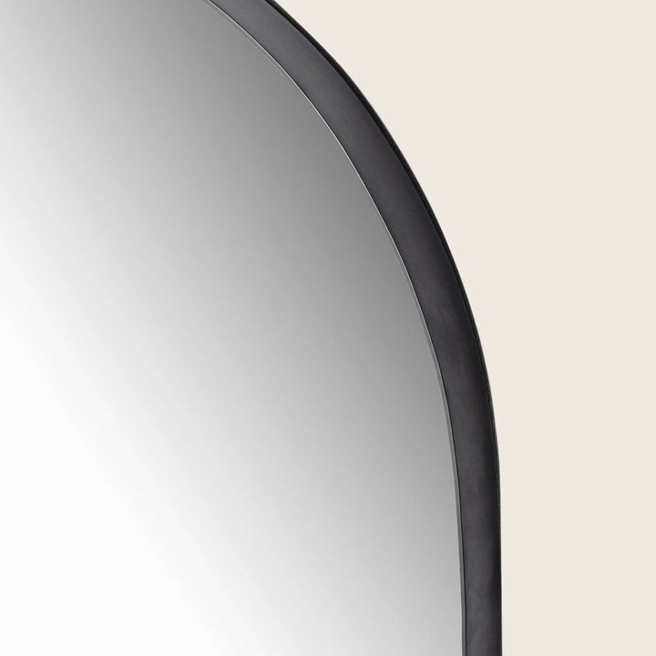 Georgina Wide Mirror Iron Matte Black