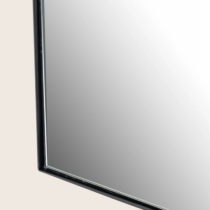 Georgina Wide Mirror Iron Matte Black