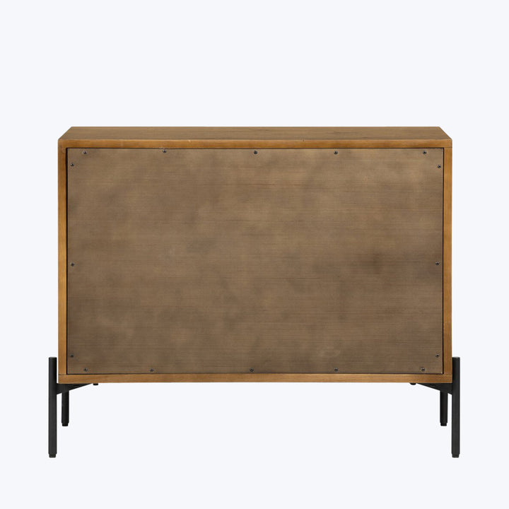 Eaton Large Nightstand Amber Oak Resin