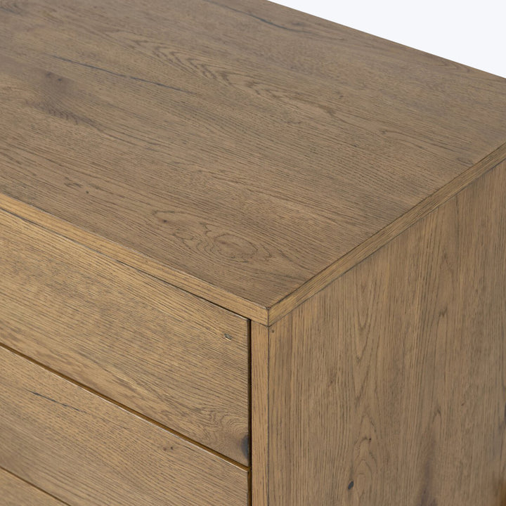 Eaton Large Nightstand Amber Oak Resin