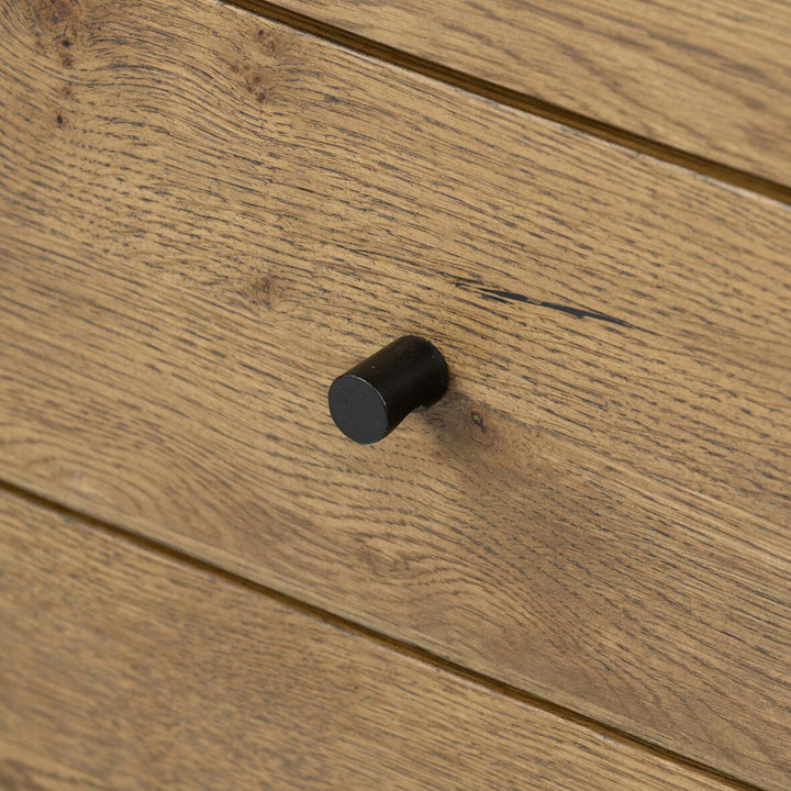 Eaton Large Nightstand Amber Oak Resin