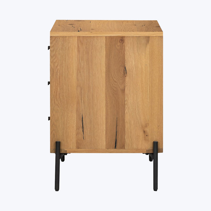 Eaton Large Nightstand Light Oak Resin