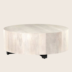 Hudson Round Coffee Table 40" Diameter / Ashen Walnut
