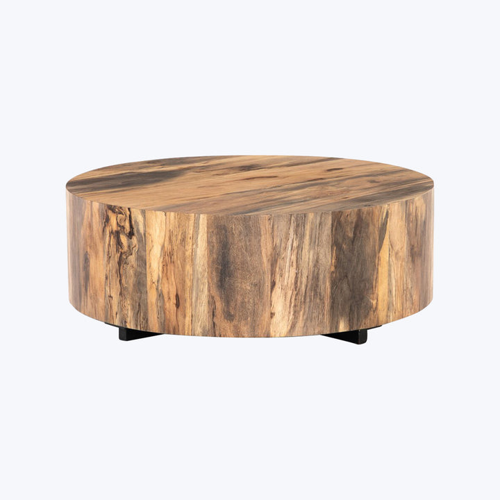 Hudson Round Coffee Table 40" Diameter / Spalted Primavera