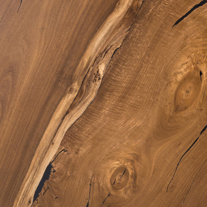 Hudson Round Coffee Table 40" Diameter / Natural Yukas Resin