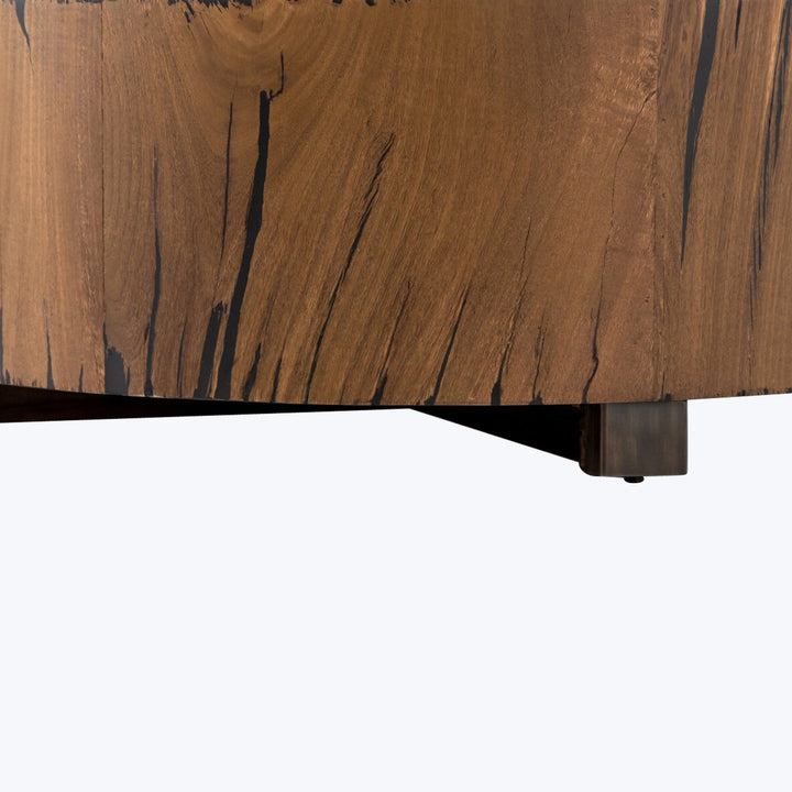 Hudson Round Coffee Table 40" Diameter / Natural Yukas Resin