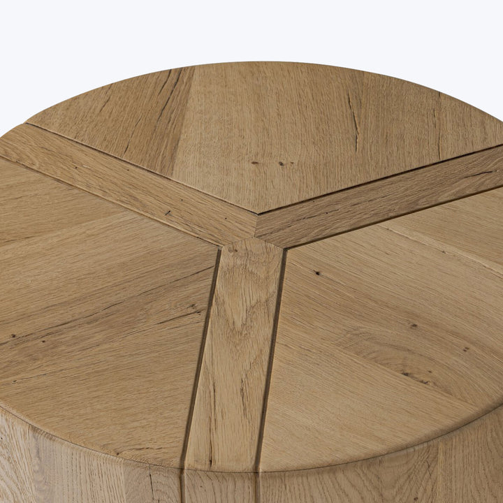 Renan End Table Natural Reclaimed French Oak