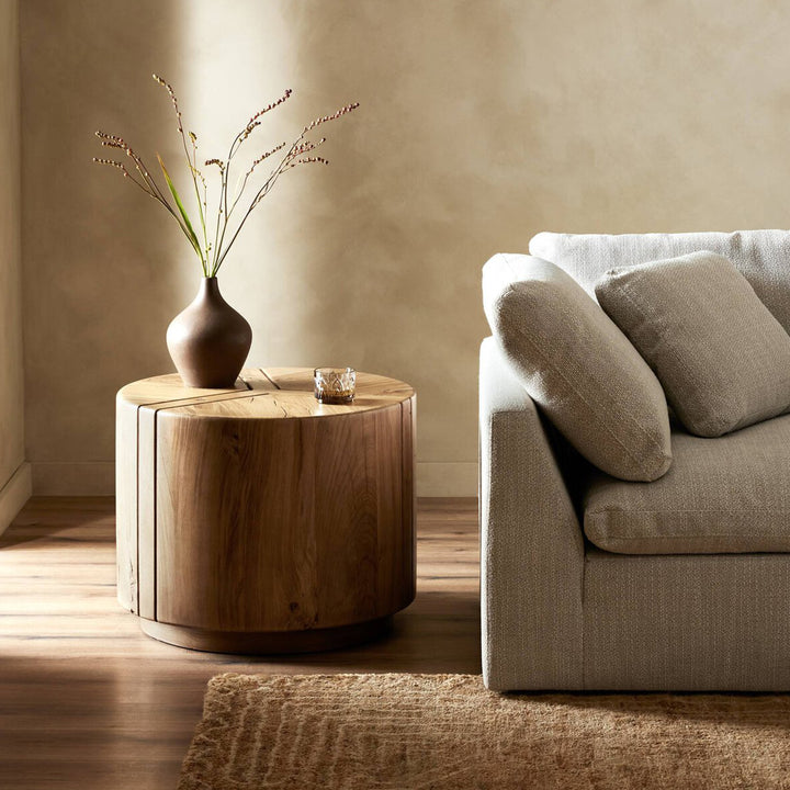 Renan End Table Natural Reclaimed French Oak