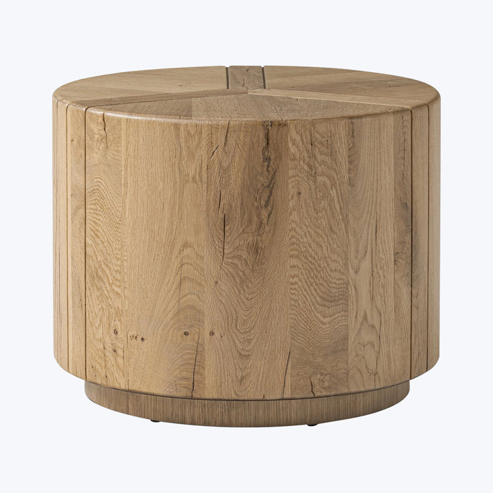 Renan End Table Natural Reclaimed French Oak