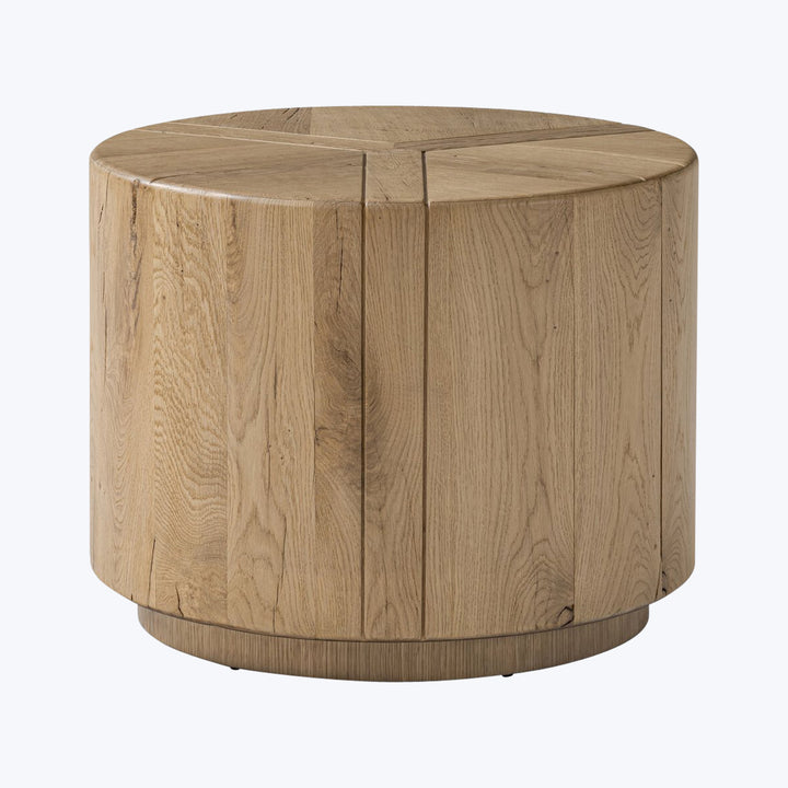 Renan End Table Natural Reclaimed French Oak