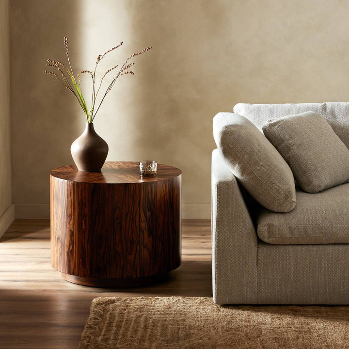 Renan End Table Natural Morado Veneer