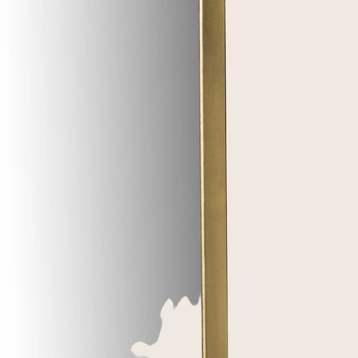 Jacques Mirror Antique Brass