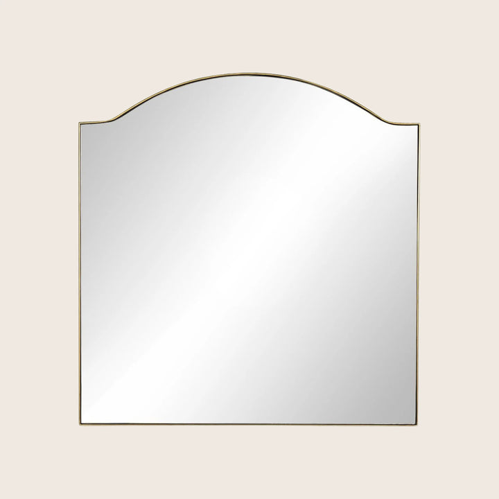 Jacques Mirror Antique Brass