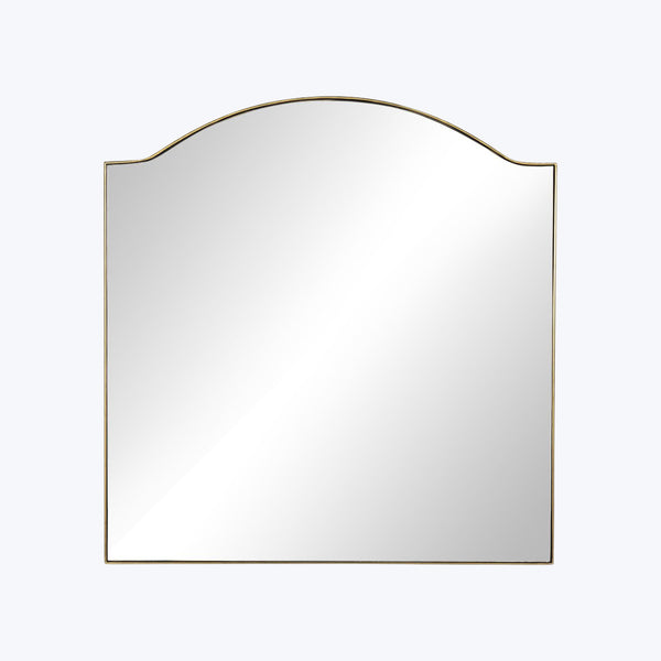 Jacques Mirror Antique Brass