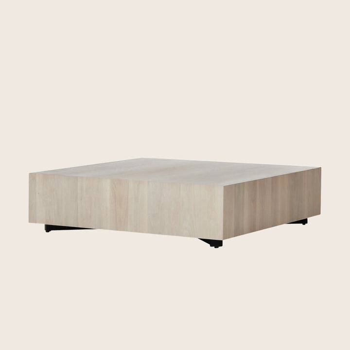 Hudson Large Square Coffee Table Ashen Walnut