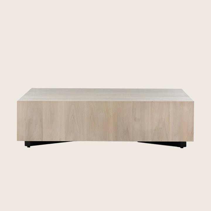 Hudson Large Square Coffee Table Ashen Walnut