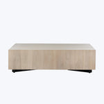 Hudson Large Square Coffee Table Ashen Walnut