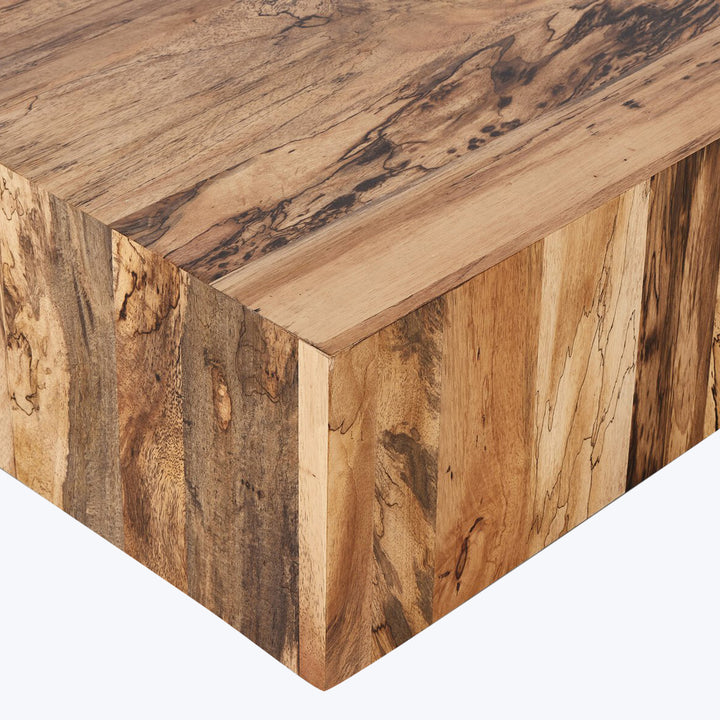 Hudson Large Square Coffee Table Spalted Primavera