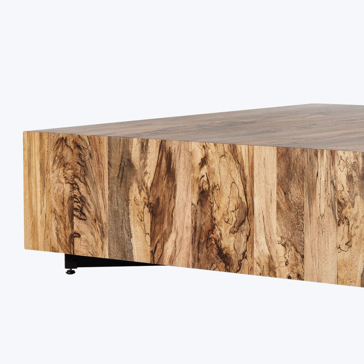 Hudson Large Square Coffee Table Spalted Primavera
