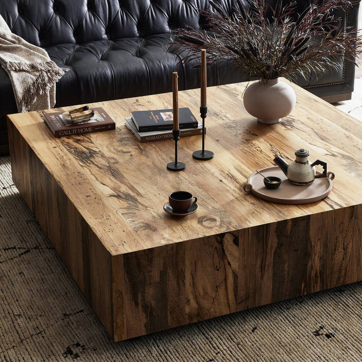 Hudson Large Square Coffee Table Spalted Primavera